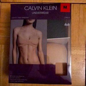 Calvin Klein 2-Pack Lightly Lined Wirefree Bra